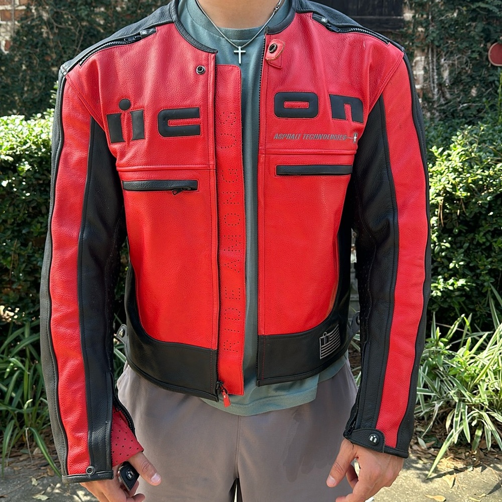 Icon Leather Motorcycle Jacket